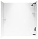 Swan 30x60x60 Solid Surface Bathtub Wall Kit, White
