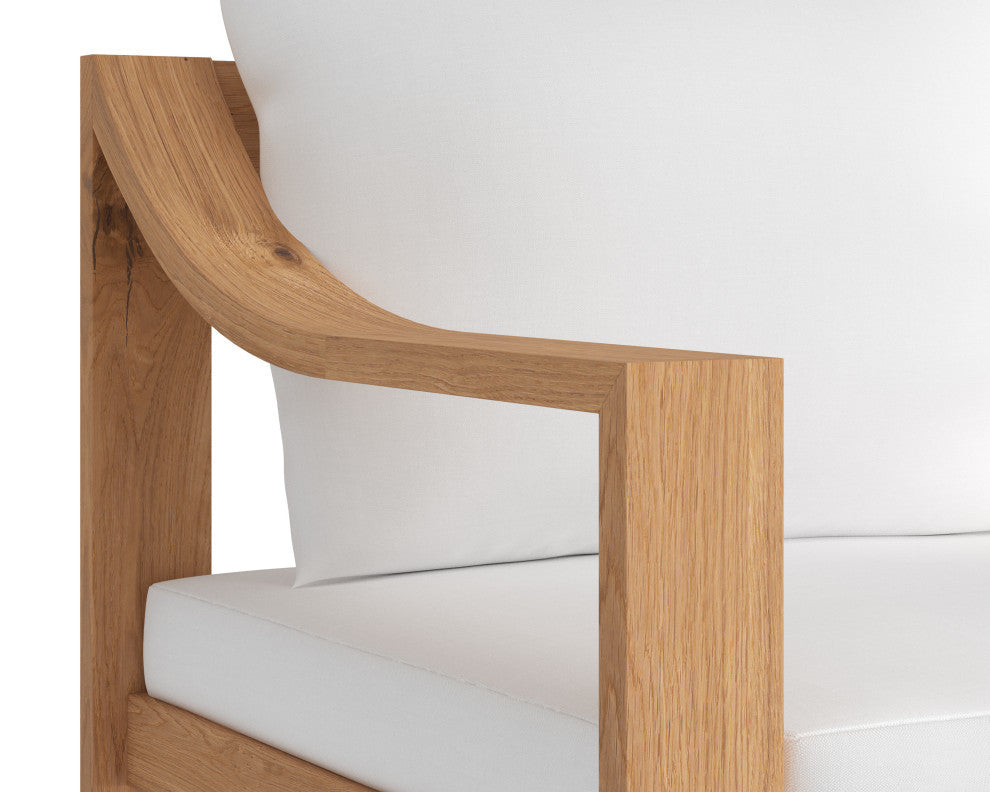Tahiti Dining Armchair, Stinson White