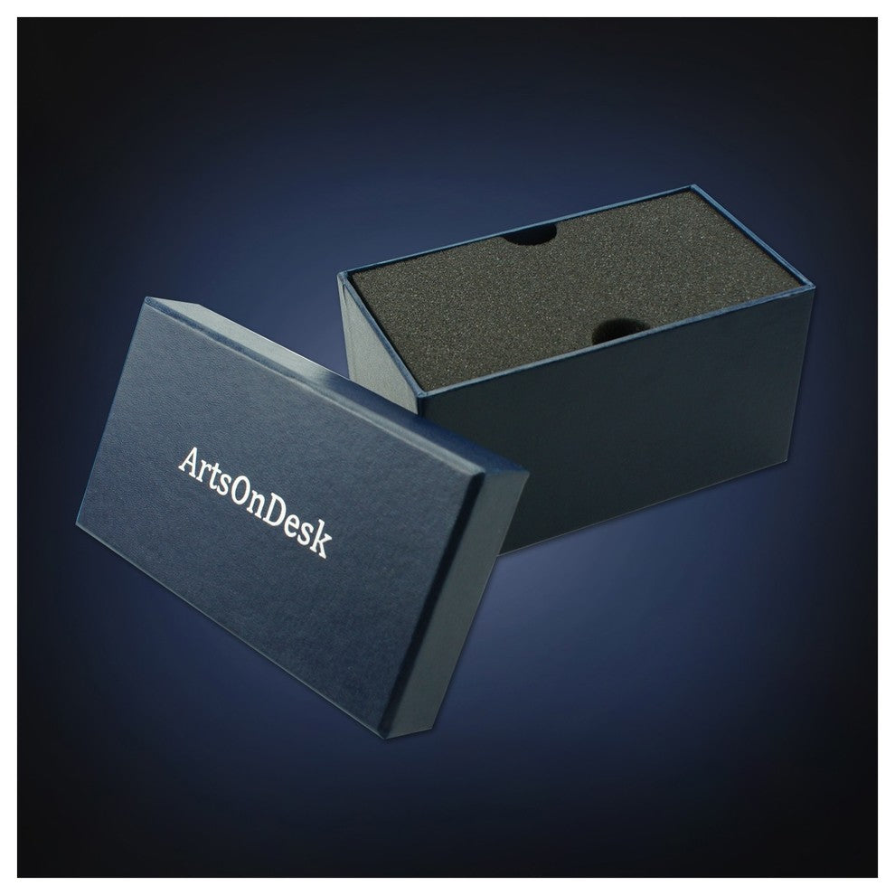 Business Card Holder, Steel, Black.