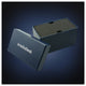 Business Card Holder, Steel, Black.