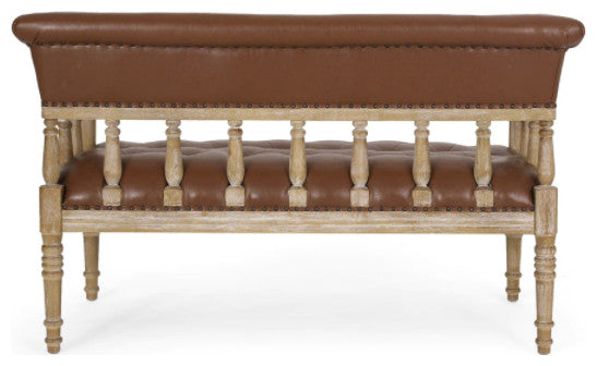 Upholstered Tufted Loveseat