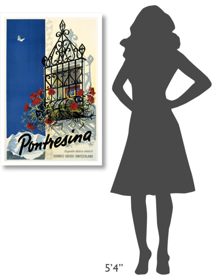 "Pontresina" Digital Paper Print by Martin Peikert, 25"x38"