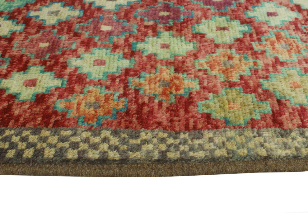 Balochi Landon Red/Orange Rug, 5'0x6'7