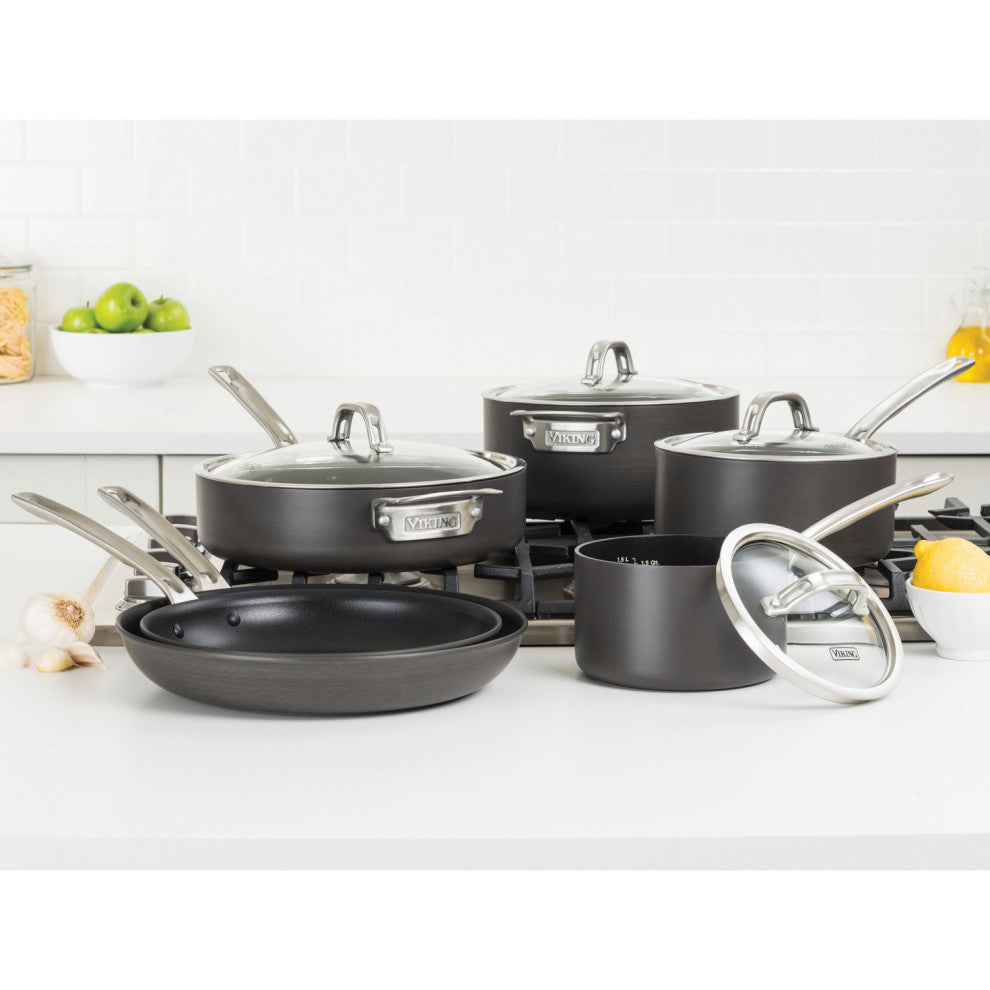Viking Hard Anodized Nonstick 10-Piece Cookware Set
