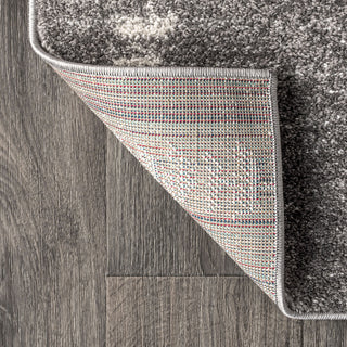 Zaina Moroccan Beni Souk Area Rug, Gray/Cream, 8 X 10