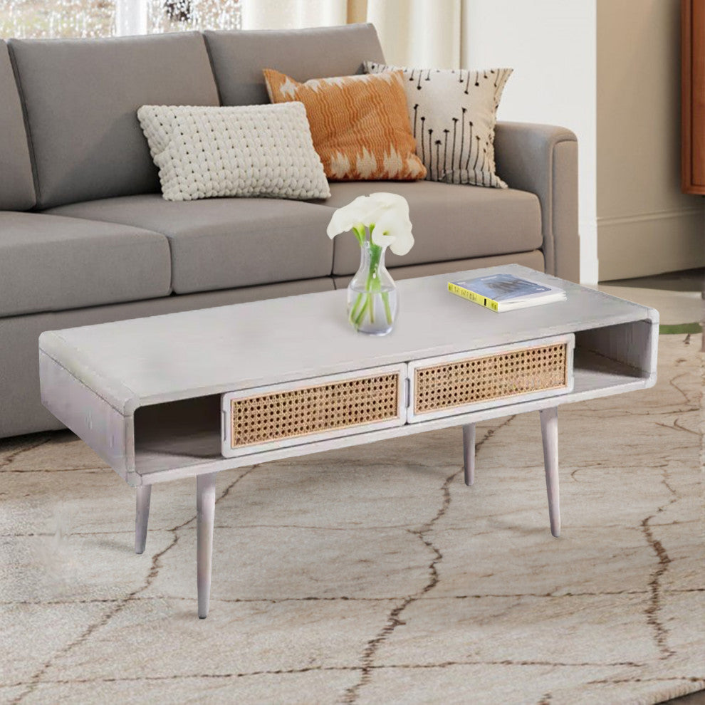 Cambria Rectangular Wood Coffee Table