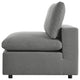 Modular Lounge Sectional Deep Sofa Set, Charcoal Gray, Modern, Outdoor