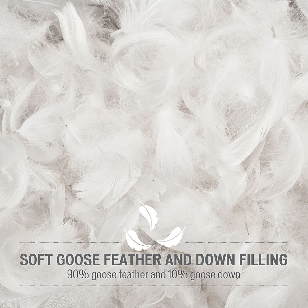 True North Goose Feather Down Filling All-Season Comforter, Twin