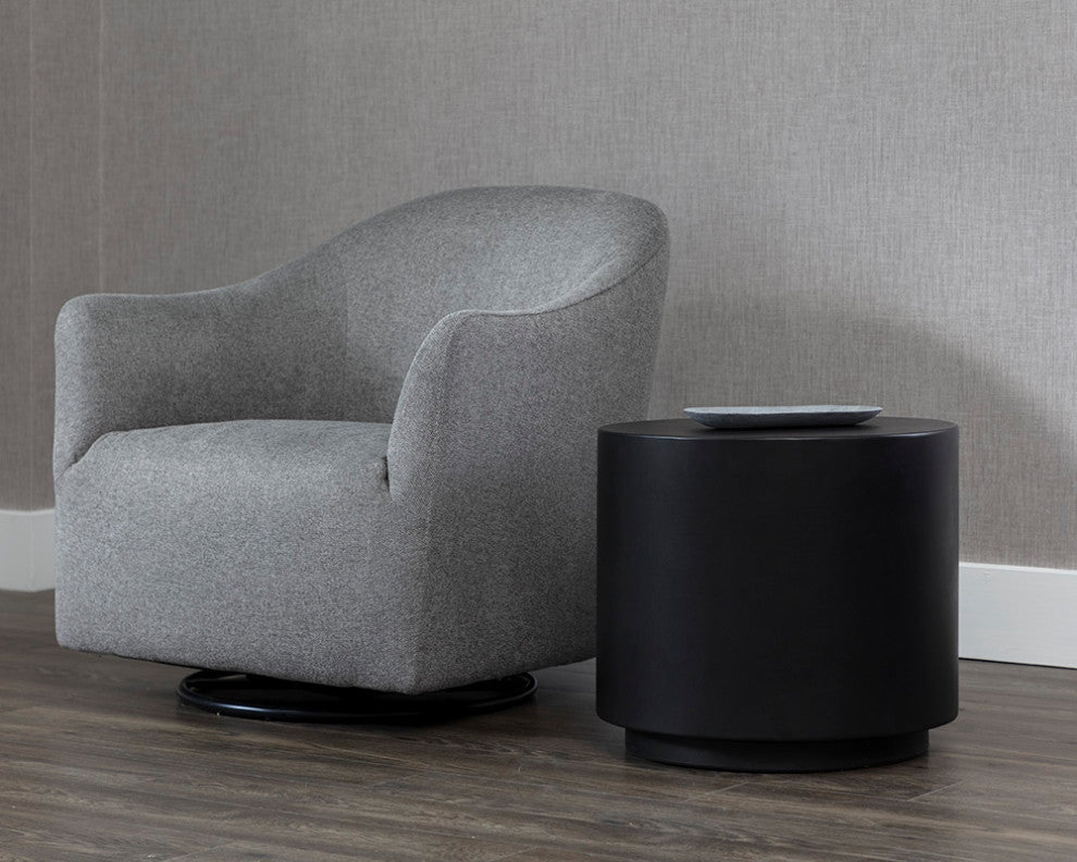 Rubin End Table Black, Black