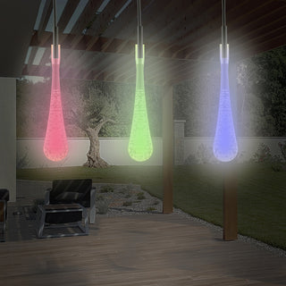 Pure Garden 8 Mode Solar LED String Lights, Multi-Color