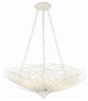 Crystorama Doral 6 Light Matte White Chandelier