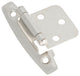 Belwith Hickory Satin Nickel Surface Self-Closing Hinge (2-Pack) P296-SN