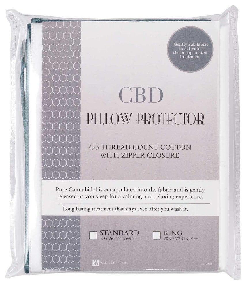 CBD Infused Pillow Protector, King