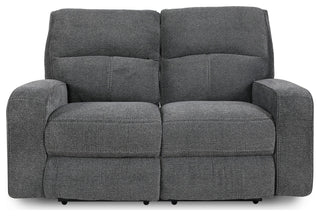 Polaris Slate Power Reclining Sofa and Recliner