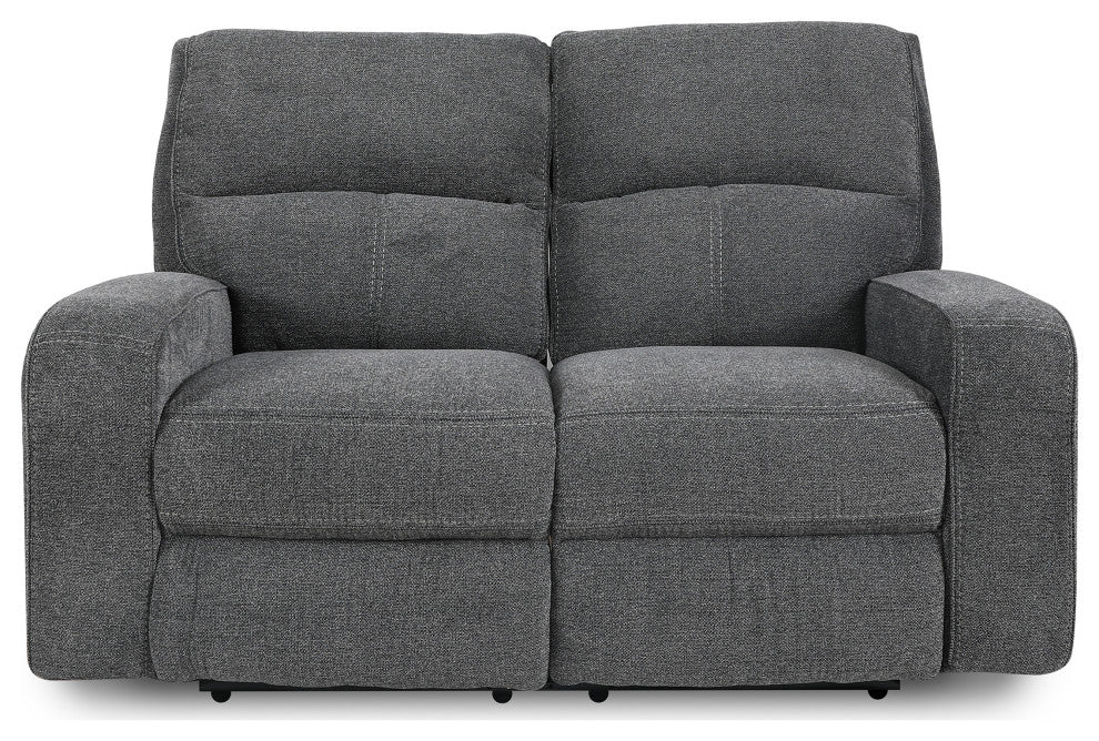 Polaris Slate Power Reclining Sofa and Recliner