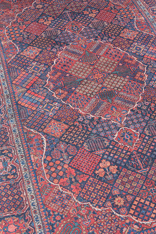 Momeni Afshar AFS10 Area Rug, Navy, 2'3"x7'6" Runner