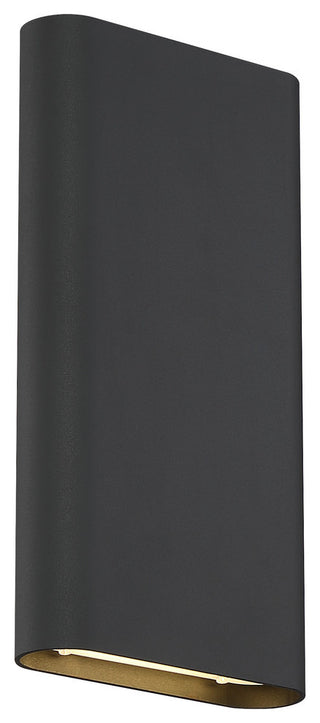 Lux, Bi-Directional Tall Wall Sconce, Black