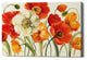 Epic Graffiti "Poppies Melody I" by Lisa Audit, Giclee Canvas Wall Art, 26"x40"