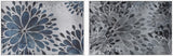 Petal Explosions Diptych, 36x12