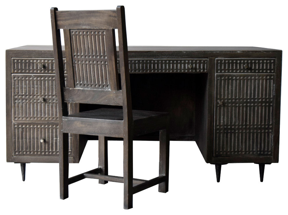 Sarah Executive Desk in Mango Wood