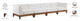 Rio Water Resistant Fabric  Patio 4-Piece Modular Sofa, Off White