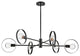Hinkley Desi Single Tier Pendant, Black, 6 Light