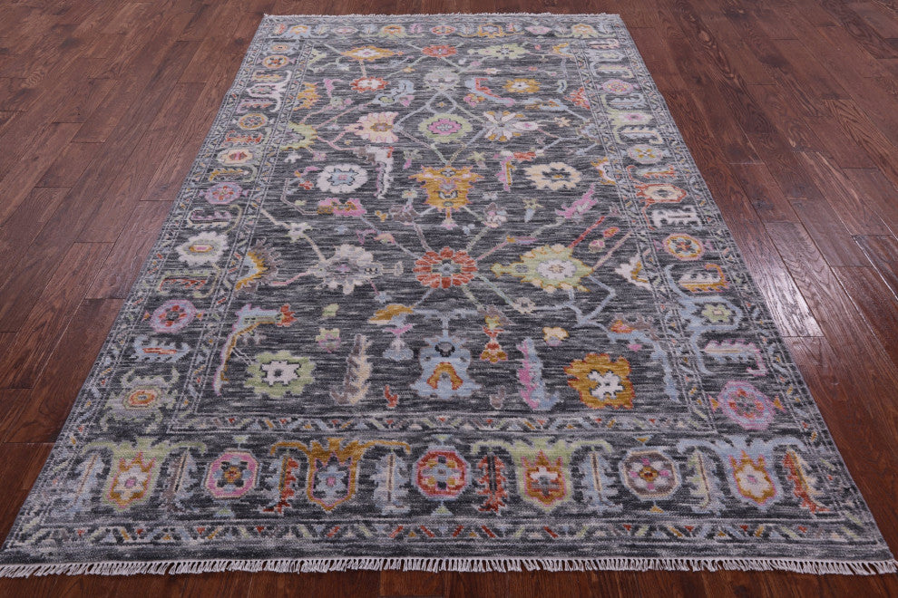 5' 11" X 8' 11" Turkish Oushak Handmade Wool Rug - Q15674