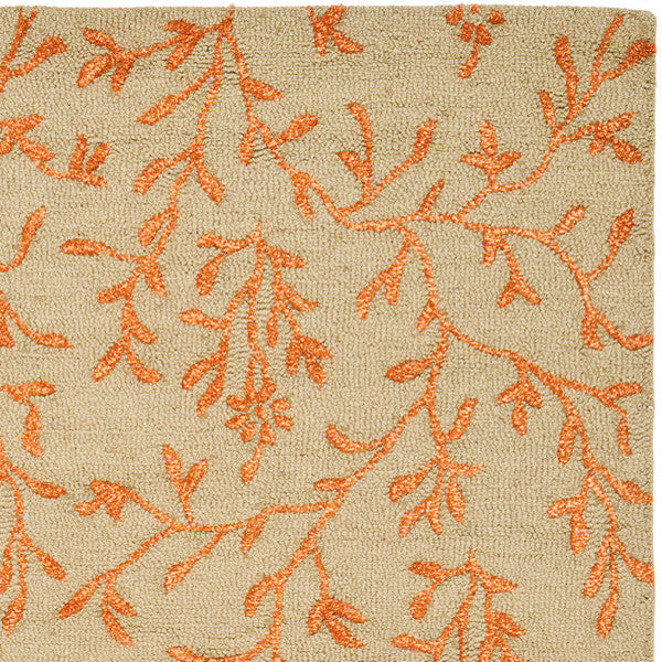 Safavieh Soho Soh214A Floral Rug, Green/Gold, 7'6"x9'6"