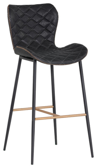 Lyla Counter Stool, Antique Black, Set of 2