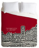 Deny Designs Bird Ave University Of Denver Red Duvet Cover - Lightweight