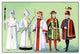 Odd Fellows: Costumes for Scene Supporters- Gallery Wrapped Canvas Art 28" x 42"