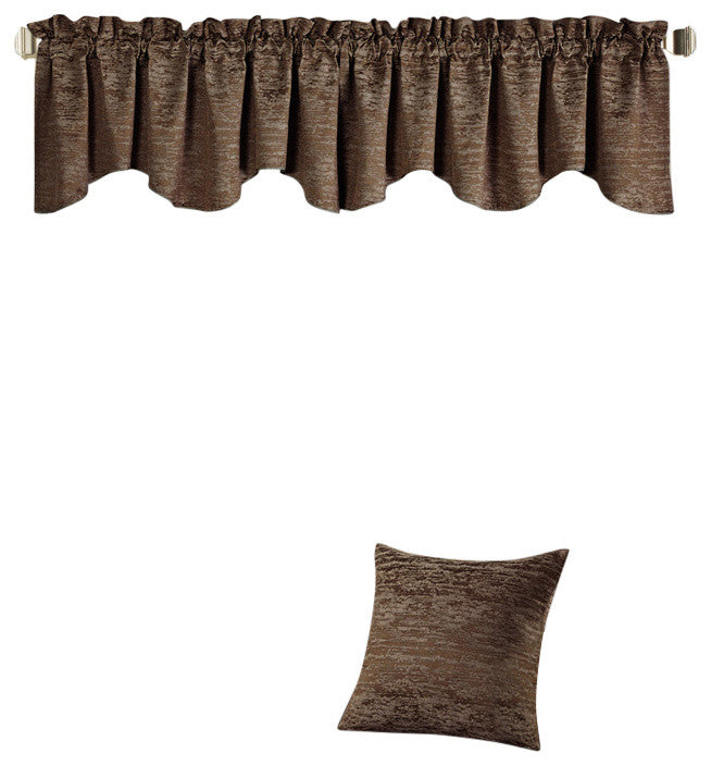 Benin Jacquard Pillow Shell and Valance Set, Military Olive, (1) Pillow Shell 20