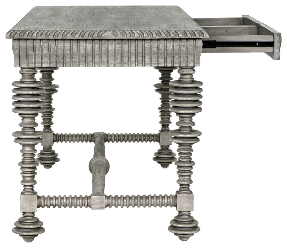 Noir Furniture Portuguese Desk, Small, DGR