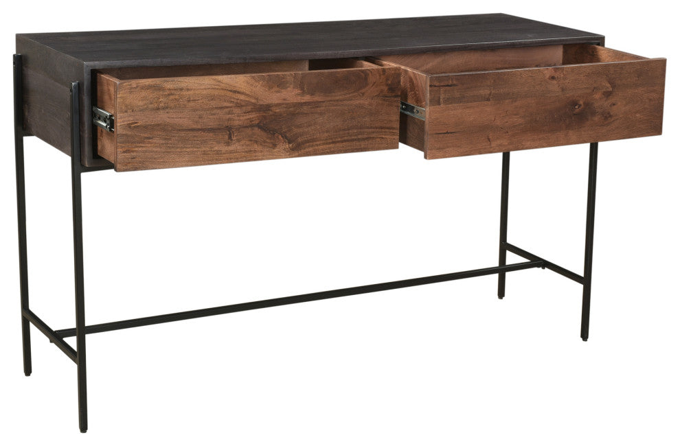 Modern Tobin Console Table - Brown