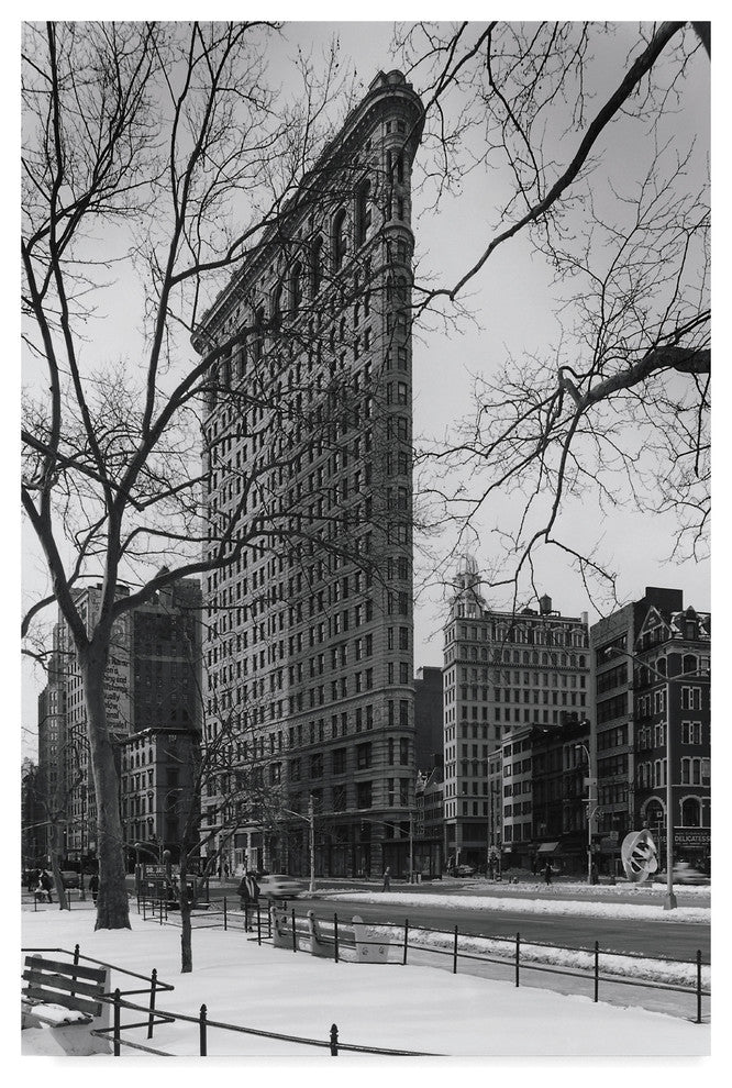 "Flat Iron Building" by Chris Bliss, Canvas Art, 22"x32"