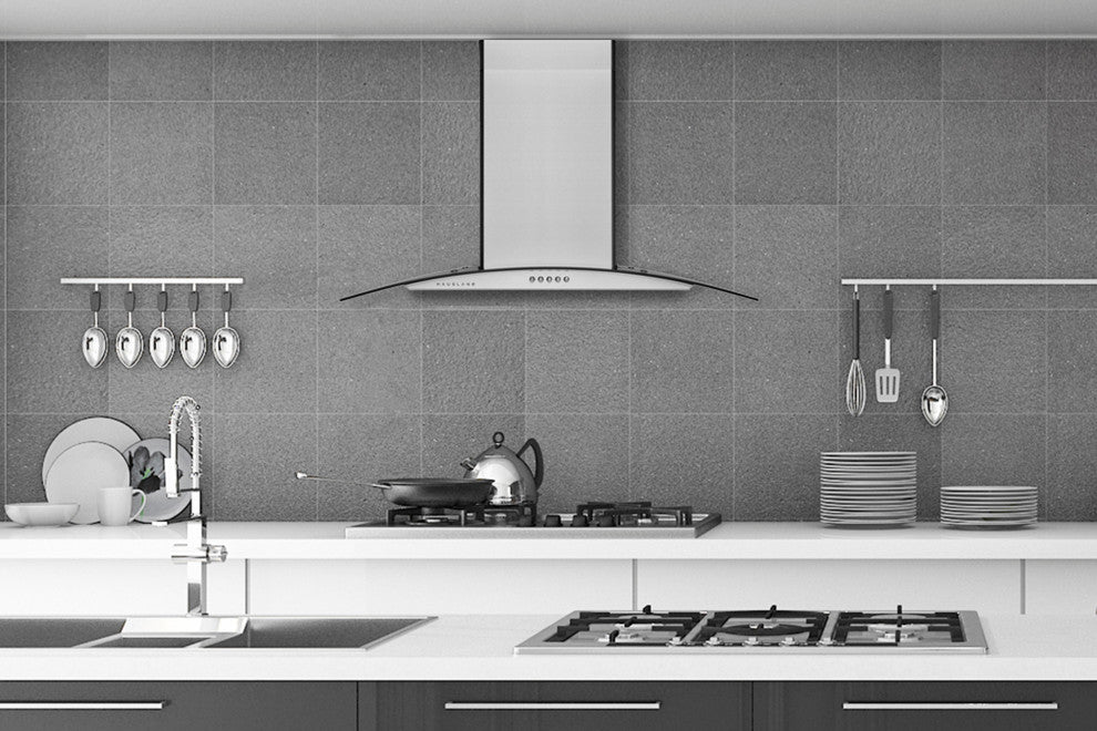 Hauslane | Chef Series Range Hood WM-600 European Style Kitchen Extractor, 36"