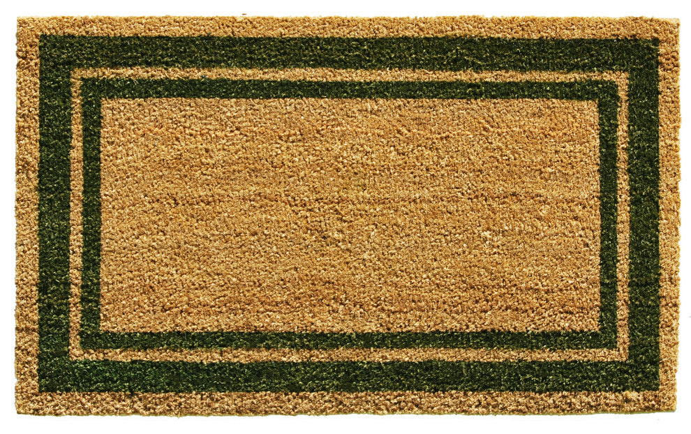 Calloway Mills Sage Green Border Doormat, 18"x30"