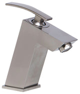 Brushed Nickel Single Lever Bathroom Faucet