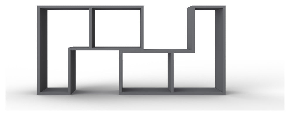 LIANA Modular Bookcase, Slate Grey