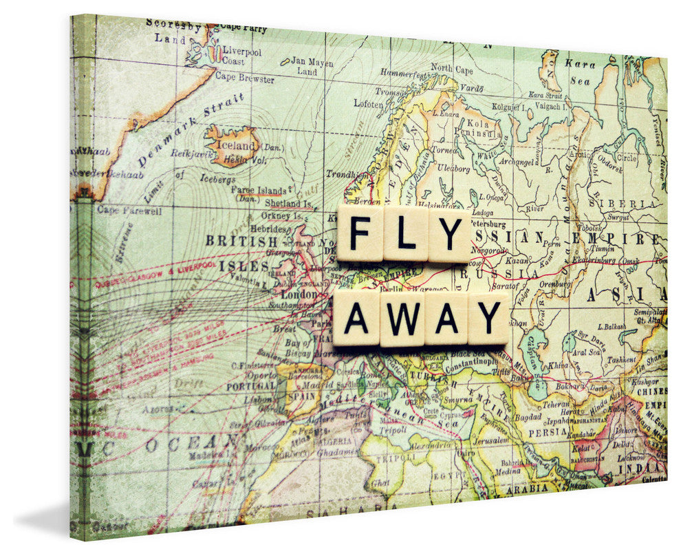 "Fly Away" Print on Canvas by Sylvia Cook