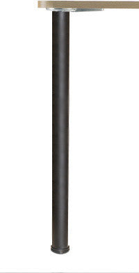 Pmi Prisma Adjustable Table Leg, Matte Black