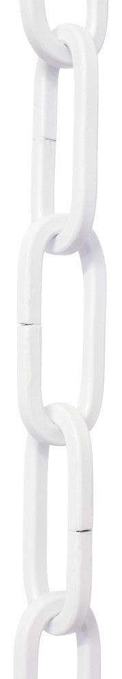 RCH Hardware Steel Standard Link Chandelier Chain, White, U45