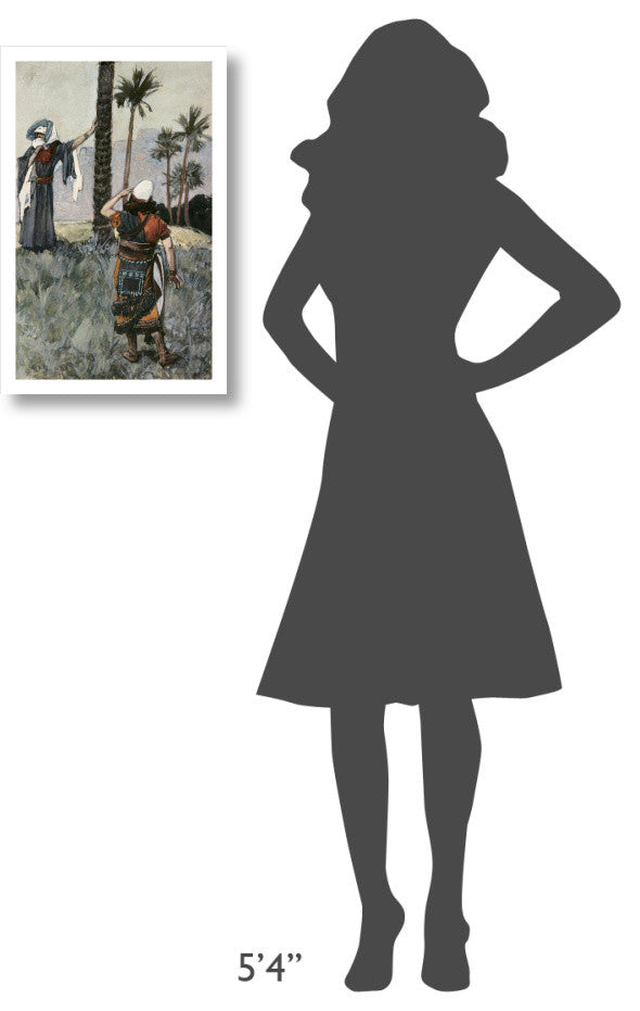 "Deborah Beneath The Palm Tree" Digital Paper Print by James Tissot, 16"x24"