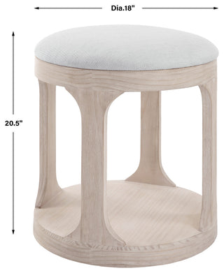 Uttermost Dennen Oak Ottoman