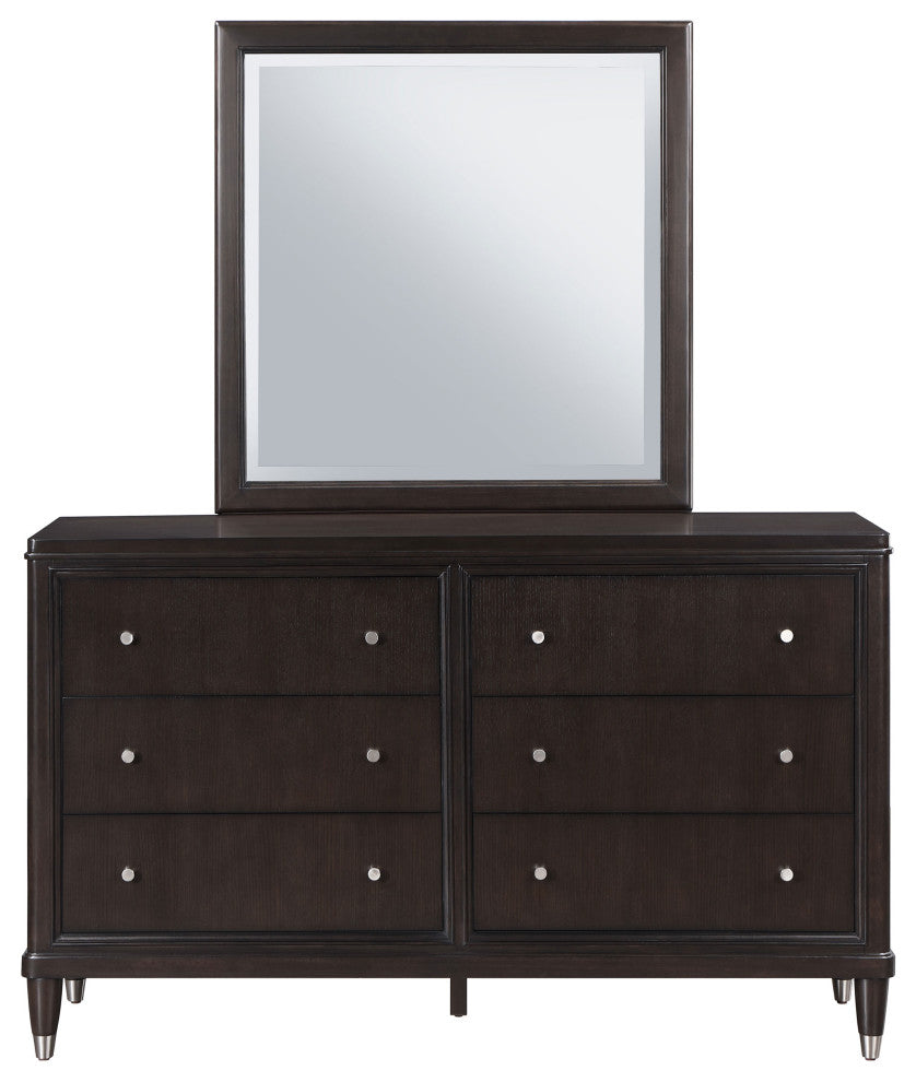Emberlyn 6-drawer Dresser With Mirror Brown