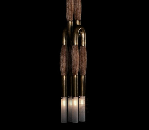 Creative Wall Lamp in Japanese Style for Bedroom, Corridor, Bronze