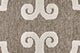 Weave & Wander Soho Zam Soft Chenille Rug, Gray/Ivory, 5'3"x7'6"