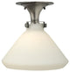 Hinkley Congress Flush Mount, Antique Nickel