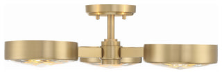 Orson 3-Light Modern Gold Ceiling Mount