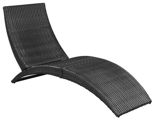 vidaXL Sun Lounger Black, Cream White